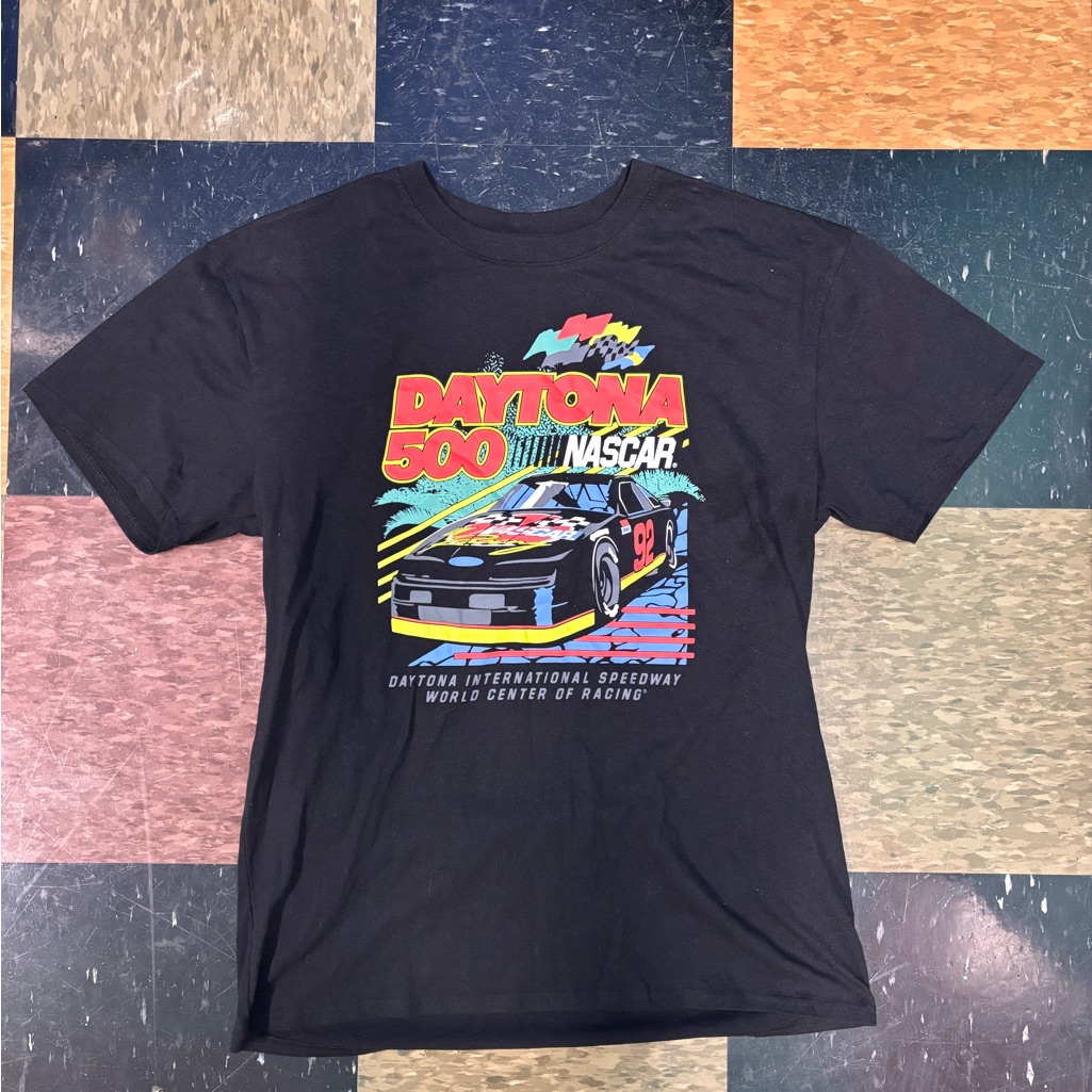 Nascar Daytona 500 Black Graphic Tee
